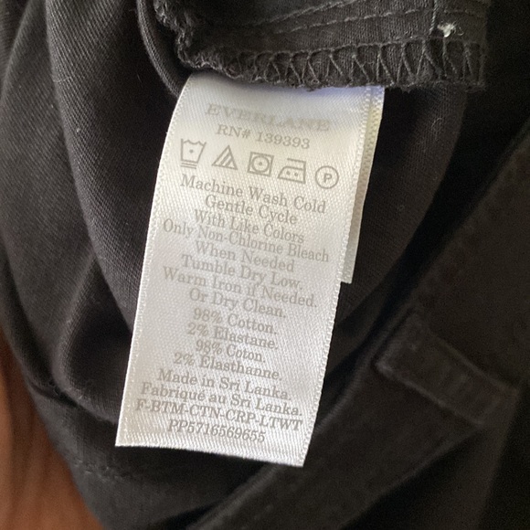 NWT everlane lightweight wide leg cropped chino - Picture 7 of 7